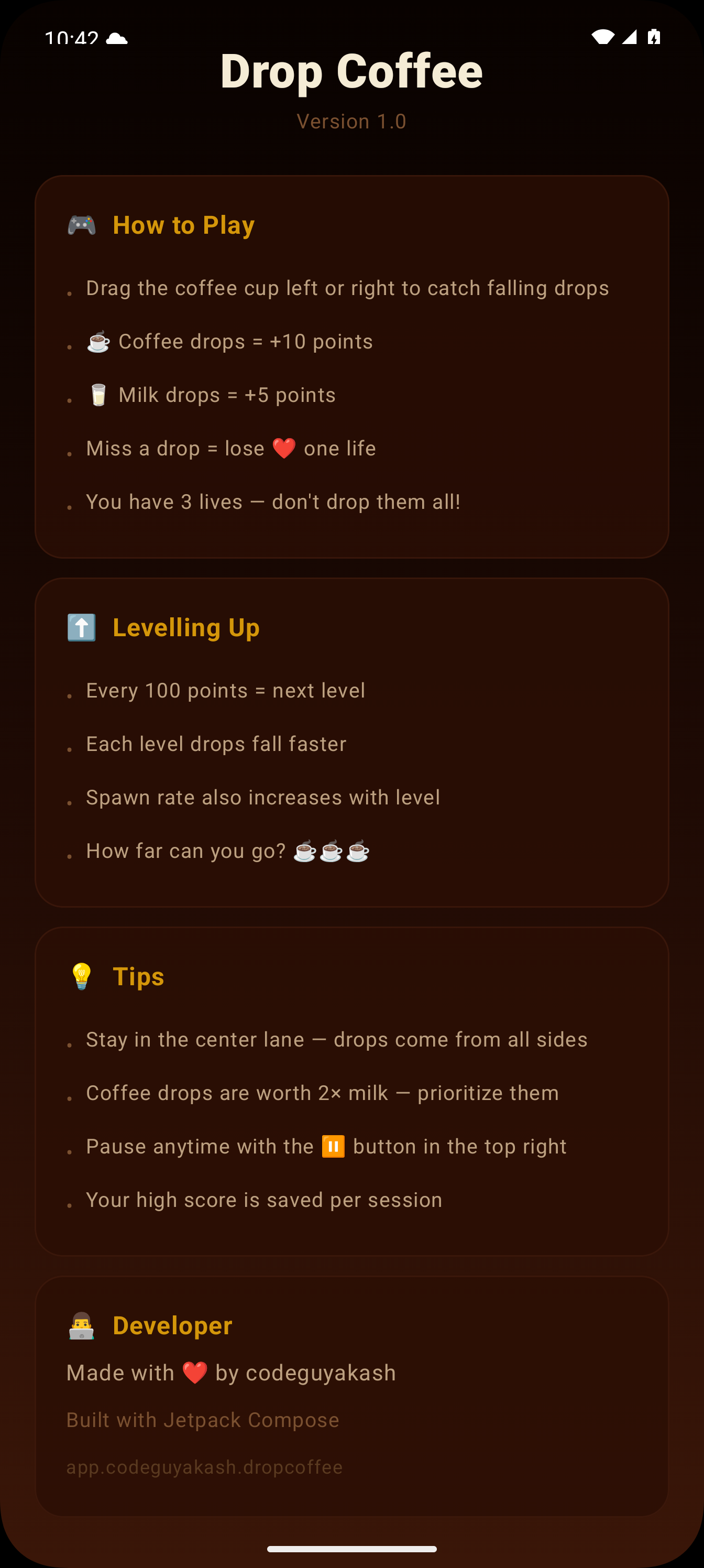 Drop Coffee screenshot 3